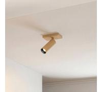 Arcchio Brinja Slim ceiling spotlight, brown, 1-bulb, GU10 MR11
