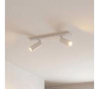 Arcchio Brinja Slim ceiling spotlight, white, 2-bulb, GU10 MR11