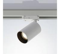 Arcchio Brinja track spotlight, white, Ø 6 cm, 3-phase, GU10