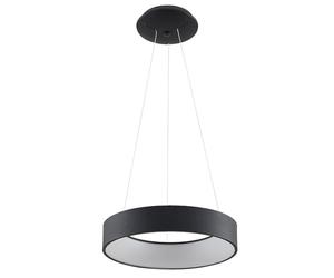 Arcchio Ceiling Light Aleksi dimmable (Modern) in Black Made of Metal for e.g. Kitchen (1 Light Source,) from Pendant Lighting, lamp Hanging Ceiling