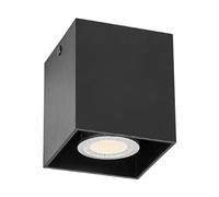Arcchio Ceiling Light Carson dimmable (Modern) in Black Made of Aluminium for e.g. Hallway (1 Light Source, GU10) from Ceiling lamp