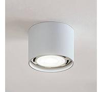 Arcchio Ceiling Light Mabel dimmable (Modern) in White Made of Aluminium for e.g. Kitchen (1 Light Source, GU10) from Downlight Business Lighting