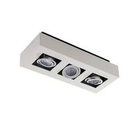 Arcchio Ceiling Light Vince dimmable (Modern) in White Made of Aluminium for e.g. Hallway (3 Light Sources, GU10) from Ceiling lamp