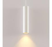 Arcchio Ejona pendant light, height 27 cm, white, aluminium