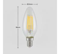Arcchio Filament LED bulb E14 4W 827 3-level dimmer 3-pack