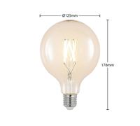 Arcchio G125 E27 LED bulb, 6W, 2,700K, clear filament, dimmable