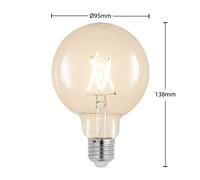 Arcchio G95 E27 filament LED bulb, 4W, 2,700K, filament, dimmable