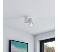 Arcchio Gesina ceiling lamp, 1-light, white, aluminium, 11.6 cm