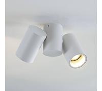 Arcchio Gesina ceiling lamp, 2-light, white, aluminium, 17.5 cm