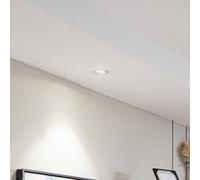 Arcchio Harcos LED downlight, white, Ø 8 cm, 4,000K