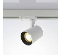 Arcchio Iavo track spotlight, white, 13 cm, 3-phase, GU10