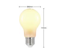 Arcchio LED bulb A60, E27, 8W, 2,700K opal, dimmable