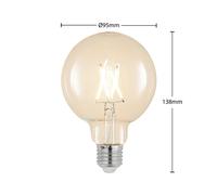 Arcchio LED bulb E27 4 W 2,700 K G95 globe clear 2-pack