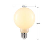 Arcchio LED bulb E27 4W 2,700K G95 Globe dimmable opal 3-pack