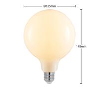 Arcchio LED bulb E27 8W 2,700K G125 Globe, dimmable, opal