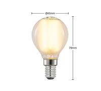 Arcchio LED bulb, teardrop bulb, E14, 4W, matt 2,700K
