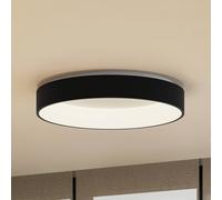 Arcchio LED ceiling lamp Aleksi, Ø 60cm, black, metal, CCT