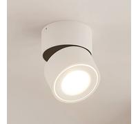 Arcchio LED ceiling spotlight Rotari, white, 1-bulb, 1987lm