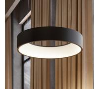 Arcchio LED hanging light Aleksi, Ø 45 cm, black, metal, CCT