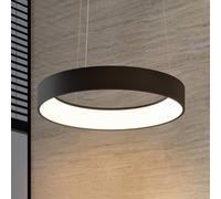 Arcchio LED hanging light Aleksi, Ø 60 cm, black, metal, CCT