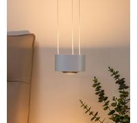 Arcchio LED hanging light Rotari, lens, up/down, white