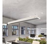 Arcchio LED office hanging light Susi, white, 120 cm, 4,000K, DALI