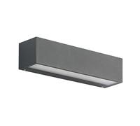Arcchio LED Outdoor Wall Light Lengo (Modern) in Black Made of Aluminium (1 Light Source,) from wall lamp for Exterior/Interior Walls, House Terrace und Balcony