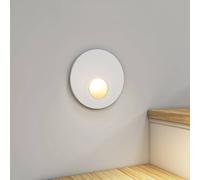 Arcchio LED recessed light Vexi, Ø 7.5 cm, white, aluminium, CCT