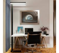 Arcchio Logan Basic LED floor lamp, black, 7500 lm, dimmable