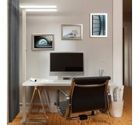 Arcchio Logan Basic LED floor lamp, white, 6,000 lm, dimmable