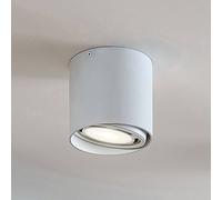 Arcchio Mabel ceiling spotlight, Ø 13 cm, white, metal, GU10
