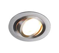 Arcchio recessed downlight Sophia, aluminium, round