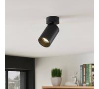 Arcchio spotlight Brinja, set of 2, black, round, Ø 6cm, GU10