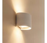 Arcchio Zuzana wall light, round, white, G9, 13 cm wide