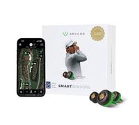 Arccos Smart Sensors: Automatic Golf Game Tracking System, A.I. Powered GPS Rangefinder & Smart Club Distances (Gen 4, Green)