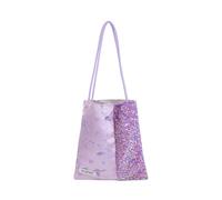 ArcDiary Hobo Bags for Women, Large Capacity Shoulder Bags, Tote bag with Inner Pockets (Purple Butterfly)