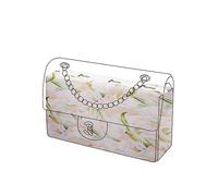 ArcDiary Purse Pillow Shaper Insert fits Chanel Classic Flap bags, Memory Foam, Luxury Handbag Tote Shaper, Keep Bag Shape(Medium 25.5,French Tulips)