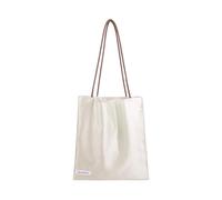ArcDiary Silk Hobo Bags for Women,Casual Tote Bag,Large Capacity Shoulder Handbags with Inner Pockets (Craie)