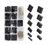 ARCELI 620Pcs 2.54mm Pitch SM Housing Connector Dupont Connector Male Female Crimp Pins Adaptor Assortment jst Connector kit