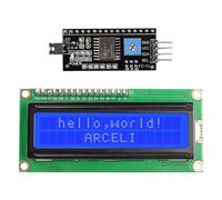 ARCELI IIC I2C TWI 1602 LCD Module Display, Serial 16 x 2 Display Modules, Compatible with Raspberry Pi Pico