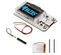 ARCELI Lora ESP V3 Board mit 3000mAh Battery Set, Meshtastic Lora ESP32 - Development Kit with 868 MHz Antenna and OLED Display, WiFi + BLE Dual-Core IoT Board Compatible with Arduino/Meshtastic (1