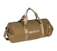 ArcEnCiel 10-20L Tactical Duffle Bag Men Gym Pack Molle Shoulder Bags Shoes Storage Sports Handbag with Patch, Coyote Brown, 19 x 9 x 9″ (Medium)