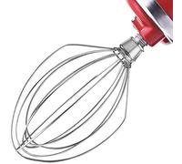 Arcets Wire Whisk Compatible for KitchenAid K5AWW 5KPM5 KSM50 5K5SSWH KG25 KH25 KP50 Egg and Cake Beater, Stainless Steel Kneading Mixer (Size 5QT / 4.8L)