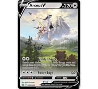 Arceus V SWSH204 Pokemon Promo Card (Sword & Shield Promo Series) + 1x TitanCards® Toploader