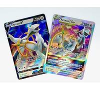 Arceus V & Vstar - Pokemon Card Lot - Black Star Promo SWSH307 + SWSH306