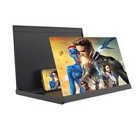 ARCH 20/26/32 Inch Mobile Phone Screen Magnifier, Phone Screen Amplifier,Large Screen Blu-ray Ultra-clear Phone Screen Enlarger HD 3D Movie Video Projector (Color : Black-A, Size : 32inch)