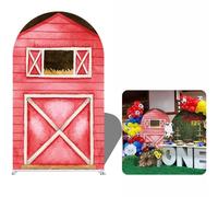 Arch Backdrop Chiara Arch Stand Covers Stretchy Spandex Fabric Farm Door Background for Birthday Baby Shower Party Decoration