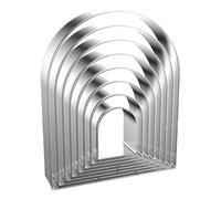 Arch Cookie Cutter Set 8-Piece 1.5" to 5" by QAAQS