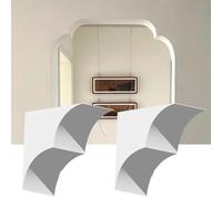 Arch Corner Kit2 Pcs Rounded Doorway Arch Kit Paintable Foam DIY Door Arches Easy Installation Lightweight Perfect for Interior Decoration and Home Improvement