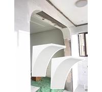 Arch Doorway Frame Kit Diy for Wall, Precurved Arch Door Opening Frame Half Circle Molding, Universal Door Arch Kit for Decor Home/Doorway(23x35x35cm/9.1x13.8x13.8)